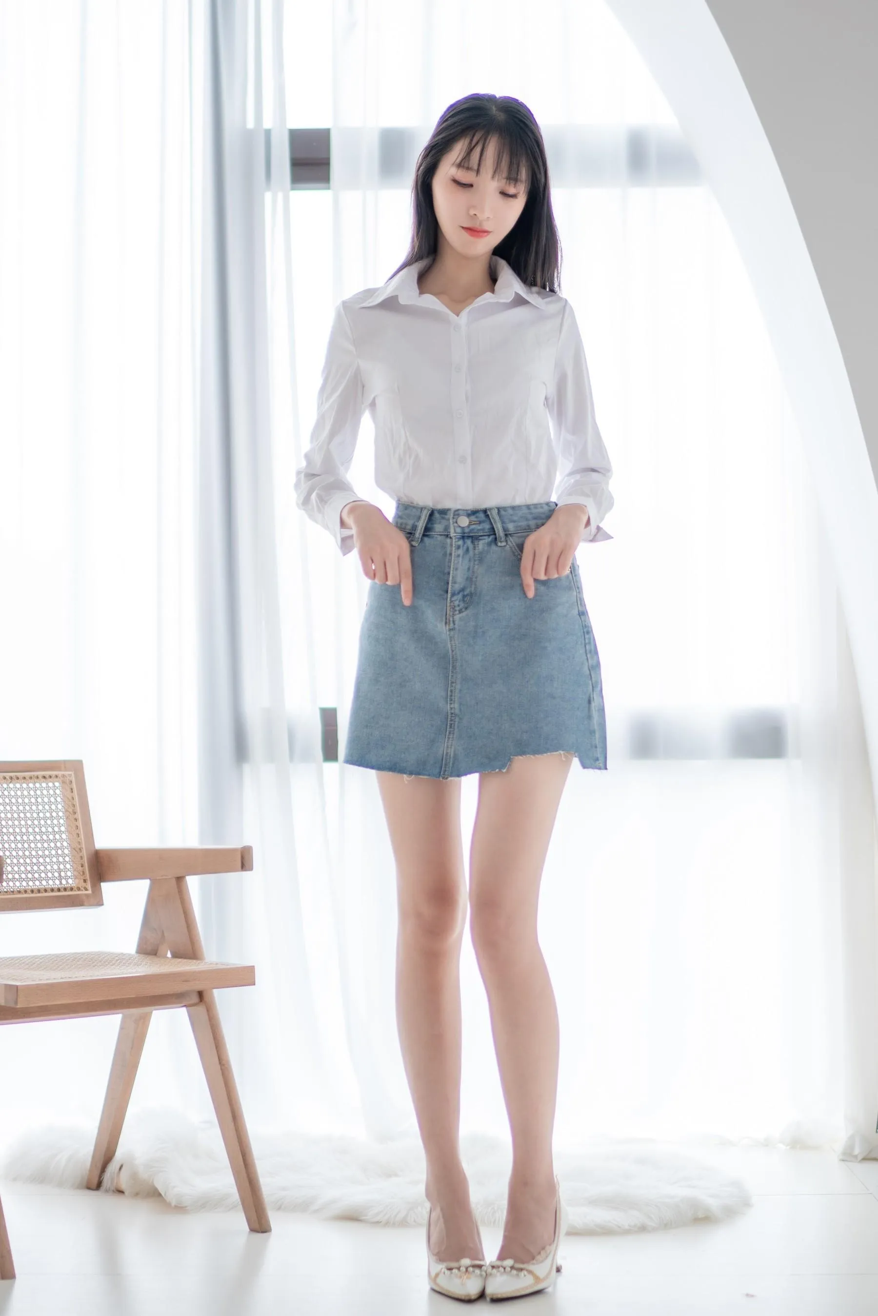 西瓜少女 NO.023 衬衫牛仔裙 [62P]插图1